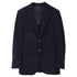 Men's Giorgio Armani Textured Single-Breasted Blazer in Navy Blue Wool