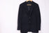 Men's Giorgio Armani Textured Single-Breasted Blazer in Navy Blue Wool