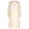 Women's Chloé Button Detail Dress in Beige Acetate