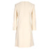 Women's Chloé Button Detail Dress in Beige Acetate
