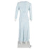Women's Rixo Clover Midi Dress In Light Blue Viscose