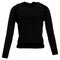 Women's A.P.C. Glittered Button-Embellished Sweater in Black Merino Wool