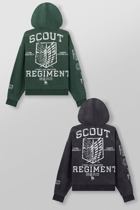 5138 - AOT© x YLA Zip-Up Hoodies