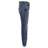 Women's Khaite Ripped High-Rise Straight-Leg Jeans in Blue Cotton Denim