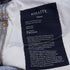 Women's Khaite Ripped High-Rise Straight-Leg Jeans in Blue Cotton Denim