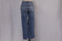 Women's Khaite Ripped High-Rise Straight-Leg Jeans in Blue Cotton Denim