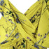 Women's Self-Portrait Pleated Floral-Print Midi Dress in Yellow Polyester