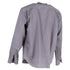Men's Giorgio Armani Hidden Button Long Sleeve Shirt in Grey Cotton