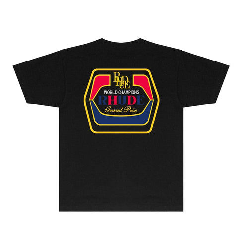 Rhude T-shirts Printed Trendy Pure Cotton