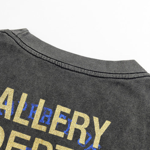 Gallery Dept T Shirts Vintage Wash Letter Printing