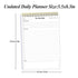 (50-Pack) To Do List Notepad - A5 Undated Daily Planner, 2500 Sheets/5000 Pages To Do List Notebook for Work, Spiral Waterproof Notepad for Office Supplies, School Planner, 5.8 x 8.3