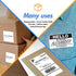 (4 Rolls, 900/Roll) 1.5¡± x 1.5¡± Direct Thermal Labels - 1¡± Core, Compatible with Rollo Label Printer & Zebra Desktop Printers - All Purpose QR Barcode Address - Adhesive Perforated