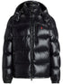 RALPH LAUREN Gorham Hooded Puffer Jacket Shiny Black