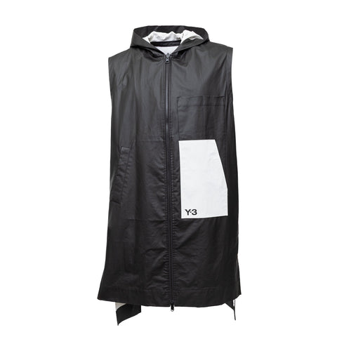 Men's Y-3 Long Hooded Jacket - '10s