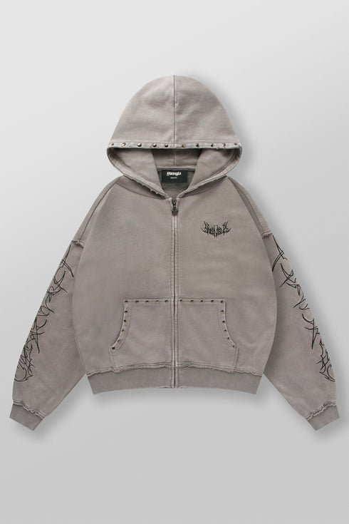 5232 - Tribal Stud Zip-Ups
