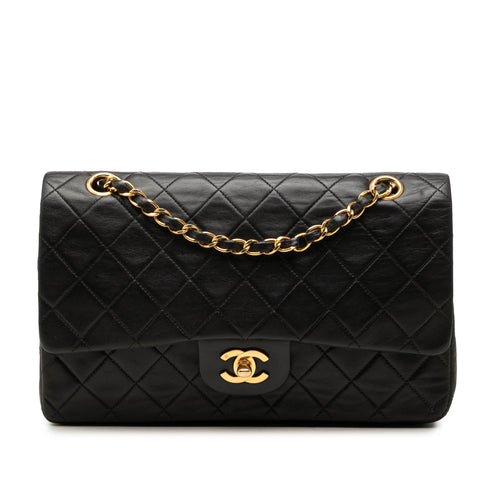 Vintage Classic Double Flap Bag Quilted Lambskin Medium