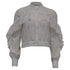 Women's Self-Portrait Floral Eyelet Lace Blouse in White Polyester