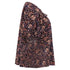 Men's Ulla Johnson Puff Sleeve Peasant Blouse Top in Floral Print Cotton