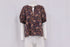 Men's Ulla Johnson Puff Sleeve Peasant Blouse Top in Floral Print Cotton