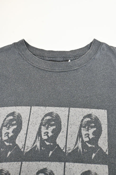 Women's Anine Bing x AB x To x Brigitte Bardot Graphic-Print T-Shirt in Grey Cotton