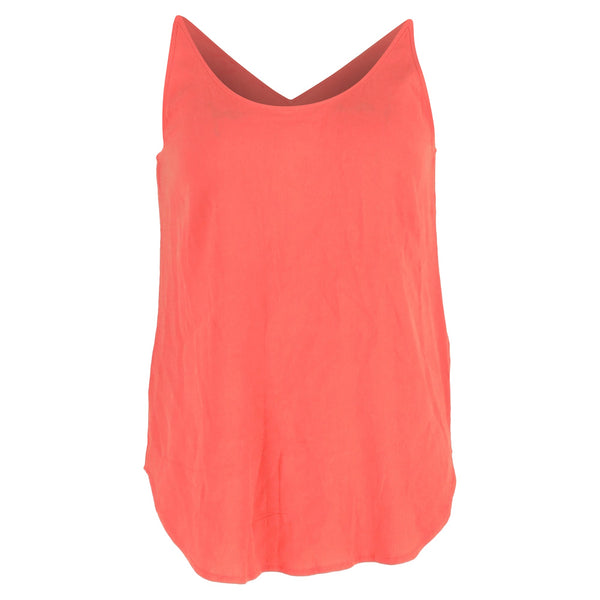 Women's Ba&sh Figue Tank Top in Orange Viscose