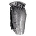 Women's Iro Mini Skirt in Silver Sequins