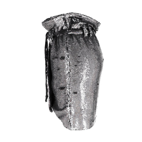 Women's Iro Mini Skirt in Silver Sequins