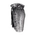 Women's Iro Mini Skirt in Silver Sequins