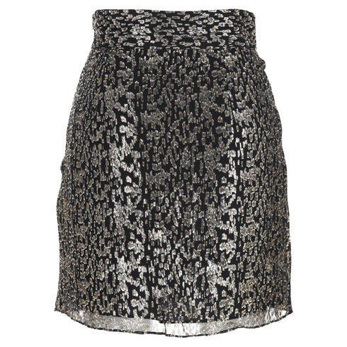 Women's Iro Jeyna Gathered Chiffon Mini Skirt in Multicolor Silk