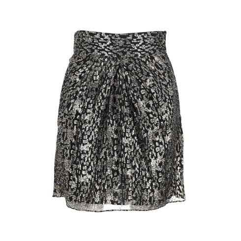Women's Iro Jeyna Gathered Chiffon Mini Skirt in Multicolor Silk