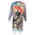 Women's Etro Knee Length Printed Dress in Multicolor Silk