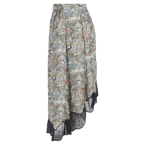 Women's Zadig & Voltaire Joslin Floral-Print Woven Midi Skirt In Multicolor Viscose