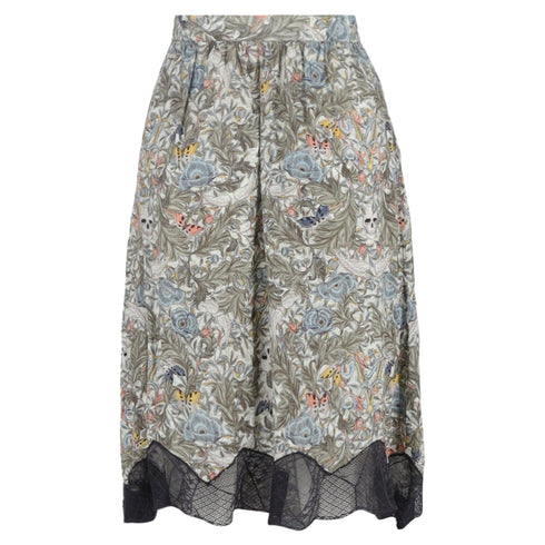 Women's Zadig & Voltaire Joslin Floral-Print Woven Midi Skirt In Multicolor Viscose