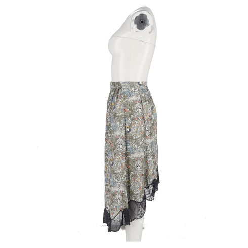 Women's Zadig & Voltaire Joslin Floral-Print Woven Midi Skirt In Multicolor Viscose