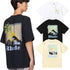 Rhude T-shirts Coconut Racing Printed Cotton Casual Short Sleeves Men and Women
