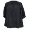 Women's Tricot Comme Des Garçons Eyelet Blouse in Black Cotton