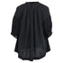 Women's Tricot Comme Des Garçons Eyelet Blouse in Black Cotton