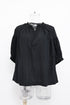 Women's Tricot Comme Des Garçons Eyelet Blouse in Black Cotton