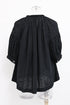 Women's Tricot Comme Des Garçons Eyelet Blouse in Black Cotton