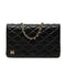 Book Wallet on Chain Quilted Lambskin