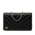Book Wallet on Chain Quilted Lambskin