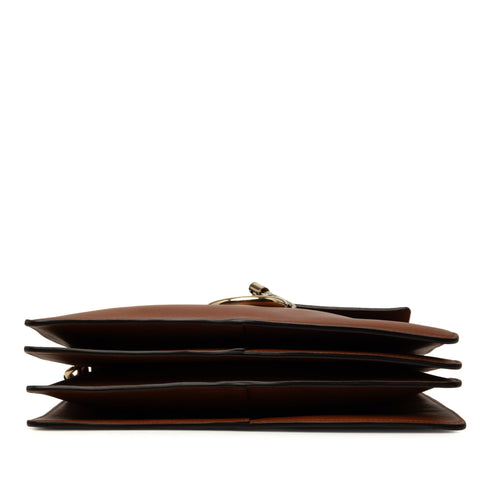 Faye Shoulder Bag Leather and Suede Medium