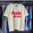 Rhude T-shirts Ski Club Letter Print Versatile Casual Short Sleeve Men and Women