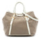 Logo Convertible Tote Canvas with Leather Medium