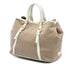 Logo Convertible Tote Canvas with Leather Medium