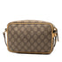 Front Zip Camera Bag GG Coated Canvas Small