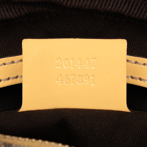 Front Zip Camera Bag GG Coated Canvas Small