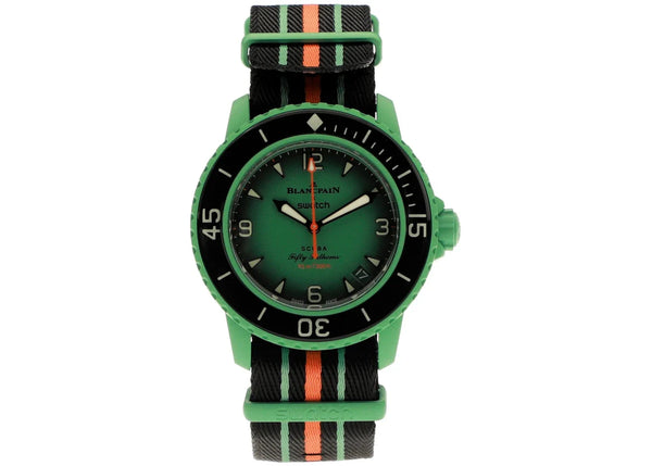 Blancpain x Swatch Scuba Fifty Fathoms Indian Ocean SO35I100 (Green)