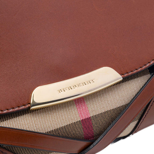 Bridle Abbott Crossbody Bag House Check Canvas and Leather Small