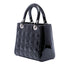 Lady Dior Bag Cannage Quilt Patent Medium